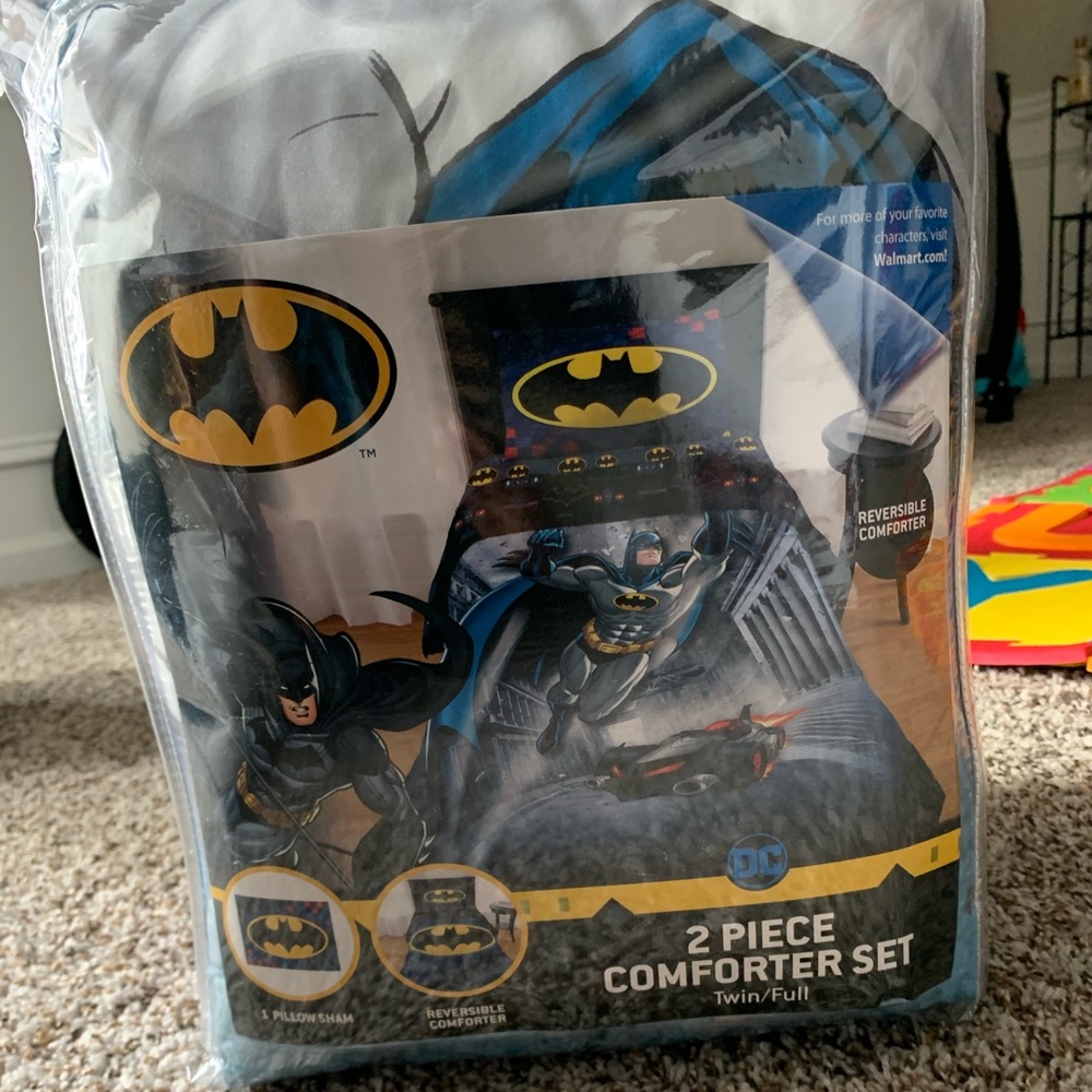 Brand new full size Batman bedding